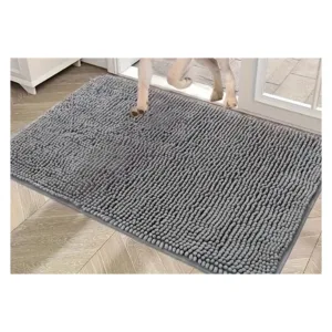Chenille Pet Entryway Mat, 50 x 80 cm