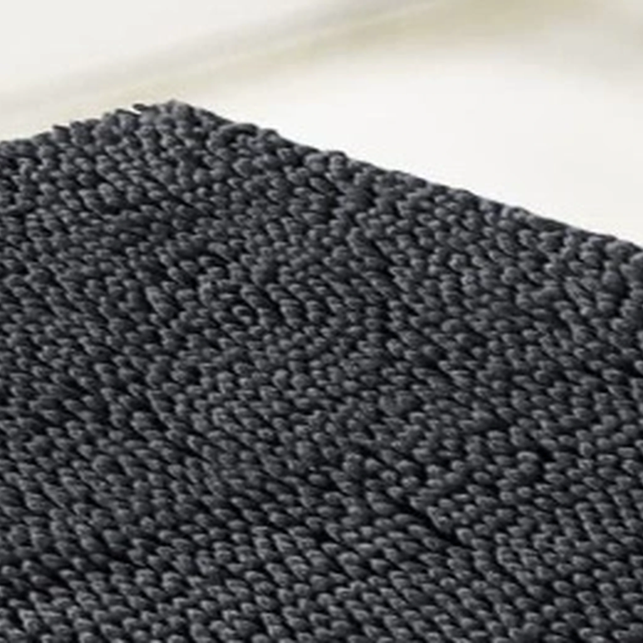 Close-up of the Deep Grey chenille-style surface texture